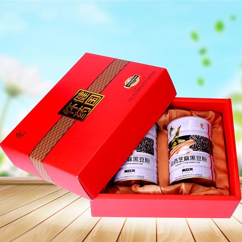 垆土铁棍怀山药芝麻黑豆粉480g&times;2罐早晚代餐粉礼盒装 河南特产